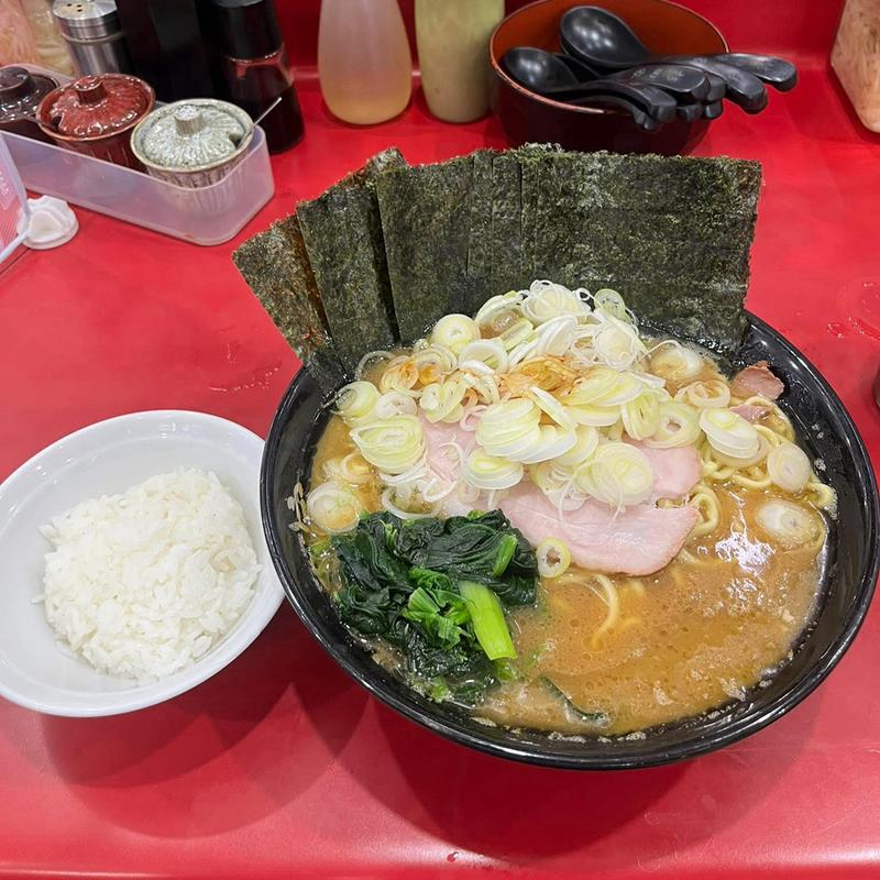 ラーメン 大 海苔増し ネギ 小ライス(杉田家 千葉祐光店)