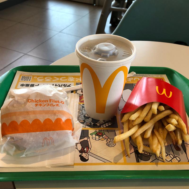 チキンフィレオセット(マクドナルド 川越上寺山店)