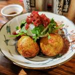 梅しそだれの梅肉ぷっかけ