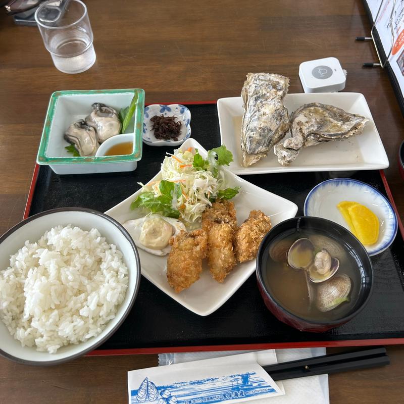 かきづくし定食(厚岸海産 )