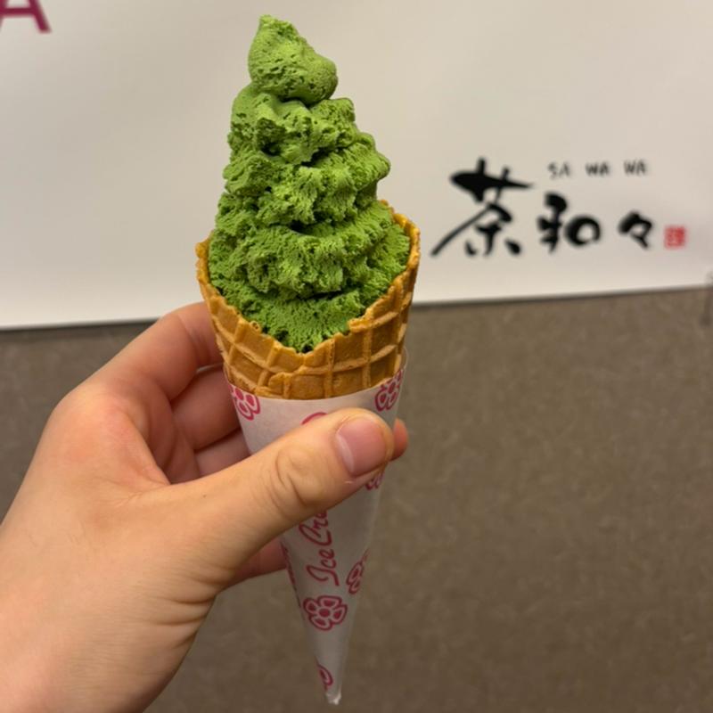 お抹茶アイス(茶和々 川越店)
