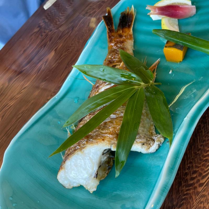 のどぐろの塩焼き(割烹しんとく)