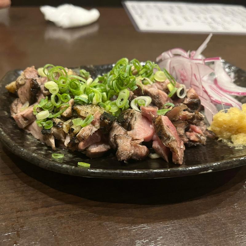 鶏のたたき(しっぽりのぶぶ)