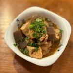 煮込みホルモン豆腐