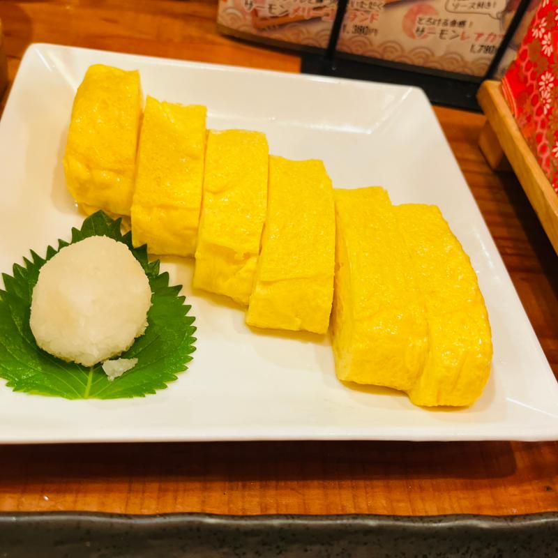 海風土流出汁巻き玉子(藁焼き炉端 海風土)