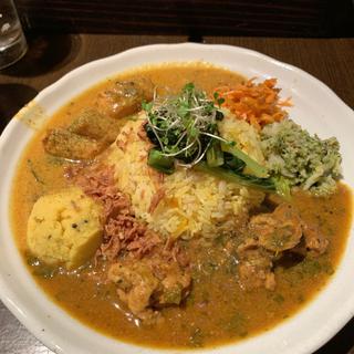 2種あいがけプレート(Purry Curry (パリーカリー))