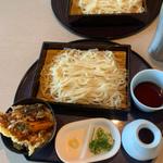 稲庭うどんと小天麩羅丼