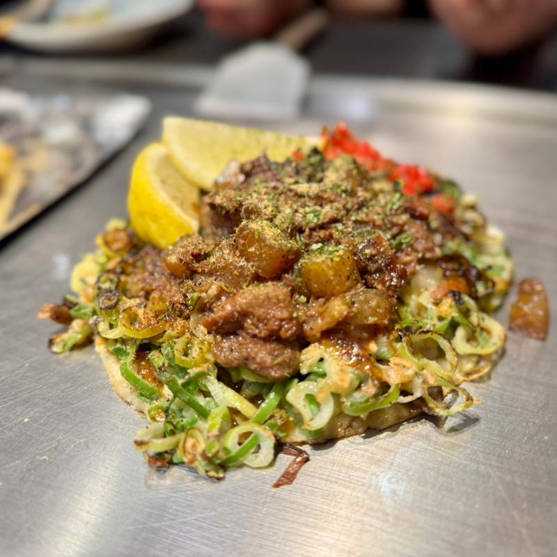 すじこんネギ焼き(神戸六甲道ぎゅんた グランツリー武蔵小杉店)