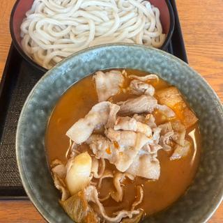 旨辛肉汁うどん　肉増し　大盛り