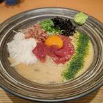 まぐろのとろろづくしそば