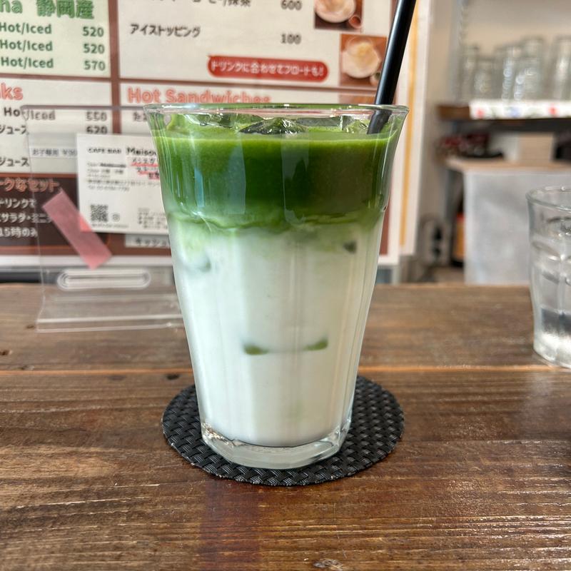 抹茶ラテ(CAFE BAR Maison)