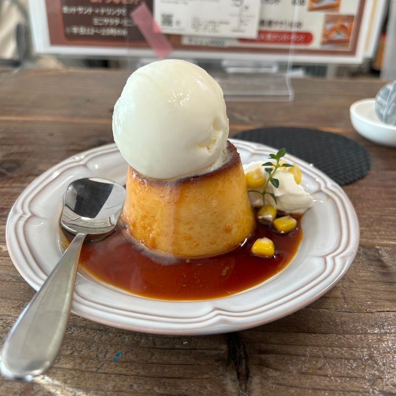 とうもろこしのプリン(CAFE BAR Maison)