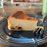 ラムレーズンのチーズケーキ