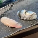平目昆布〆　シンコ