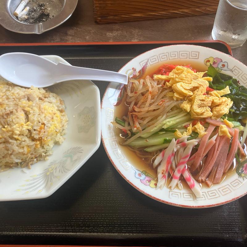 冷やし中華チャーハンセット(喜楽亭食堂 )
