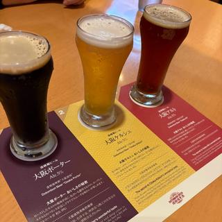 3種 クラフトビール呑み比べ