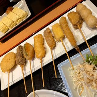 串カツ9本セット(道頓堀クラフトビア醸造所 なんばCITY （ドウトンボリクラフトビアジョウゾウジョ）)