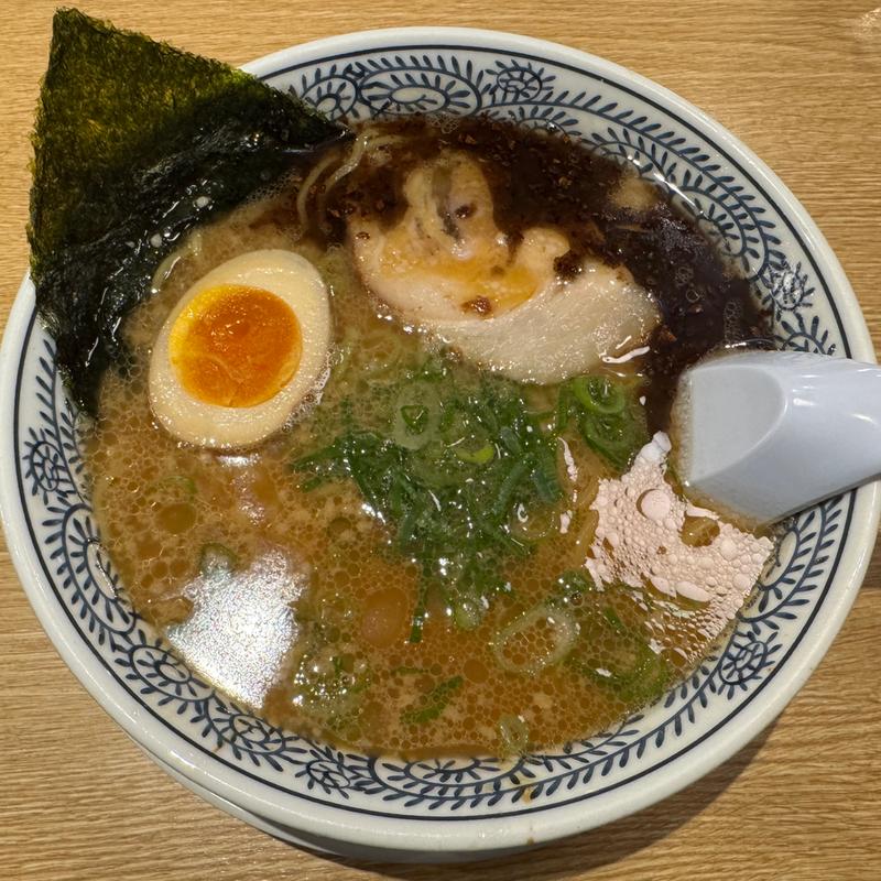 黒醤油とんこつ(丸源ラーメン 羽曳野店)