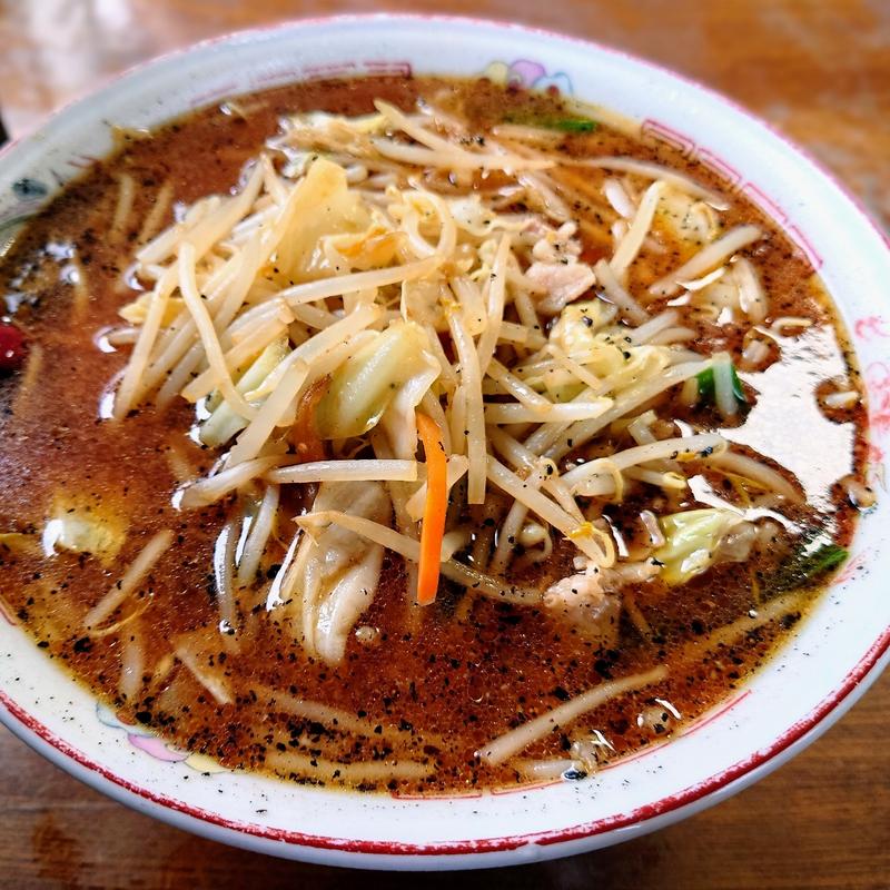 からしタンメン(白河手打ラーメン　かづ枝食堂)