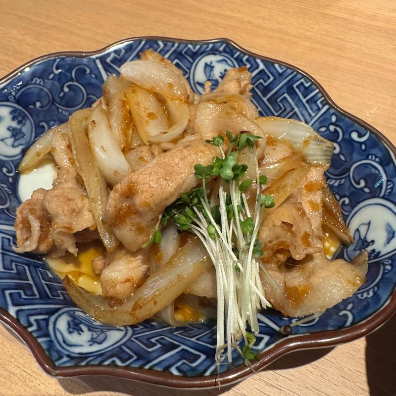 生姜焼きおかず(食堂みづ木)