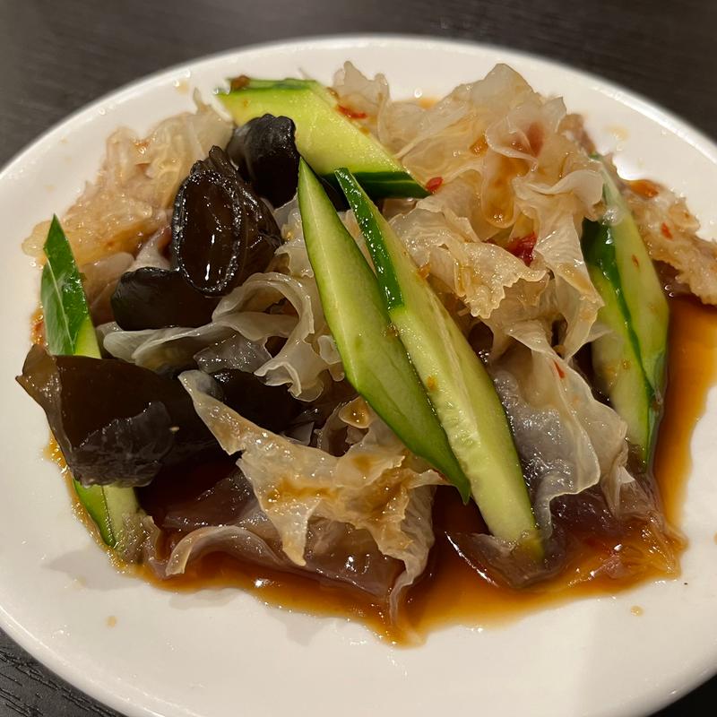 キクラゲ2種和え(北京ダック専門店 嘉園 お台場店)