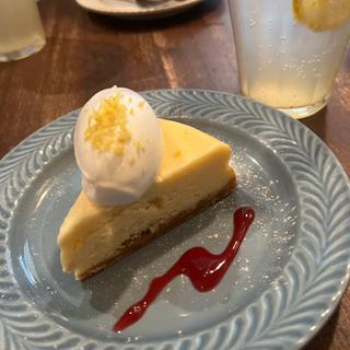 ホワイトチョコとレモンチーズケーキ