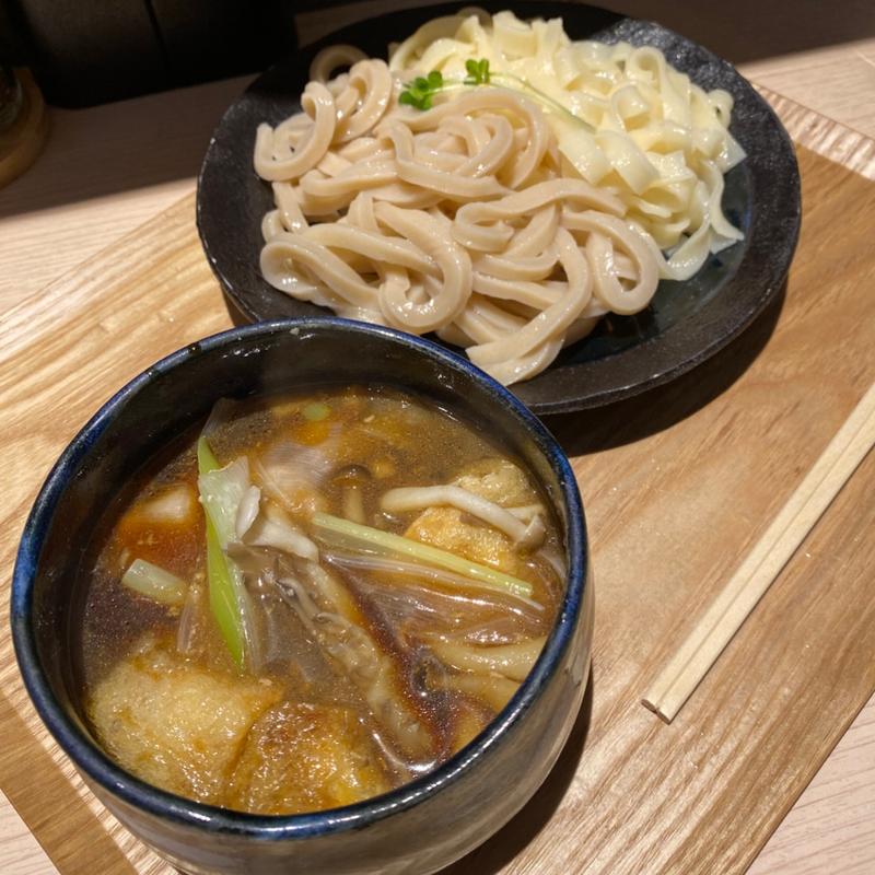 きのこ肉汁うどん(肉汁うどん 麦とろ 柳 YANAGI 向ヶ丘遊園駅)
