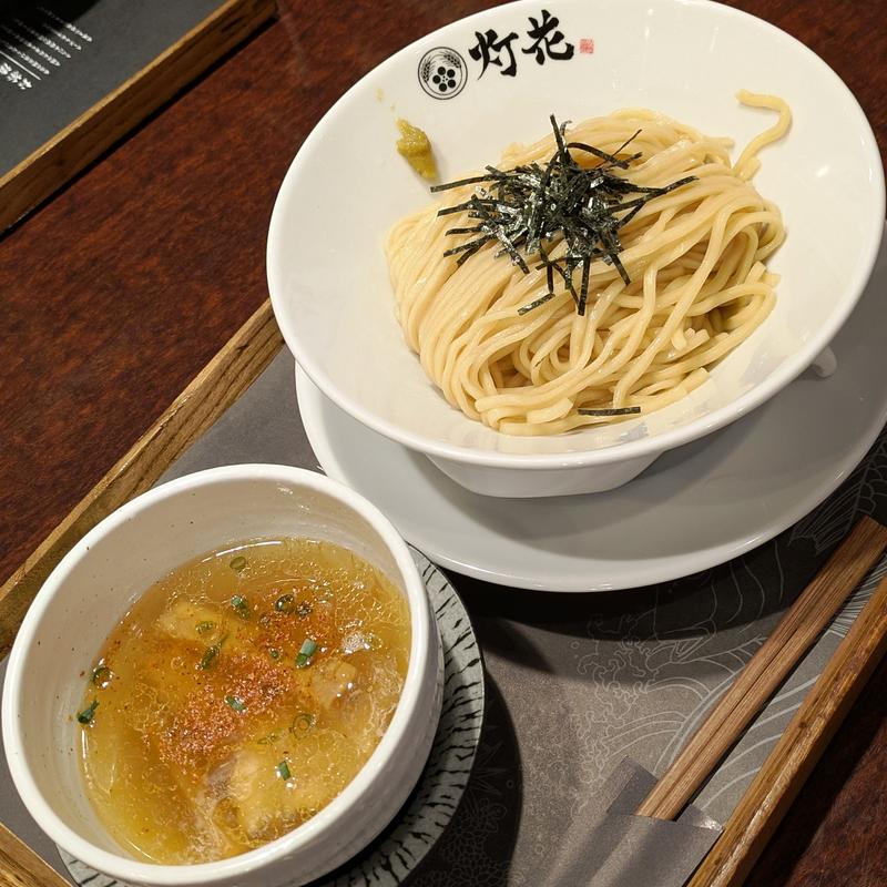 淡麗塩つけ麺(鯛塩そば 灯花 そごう横浜店)