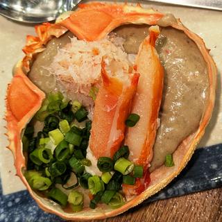 キング蟹味噌甲羅焼き(磯丸水産 京急川崎店)