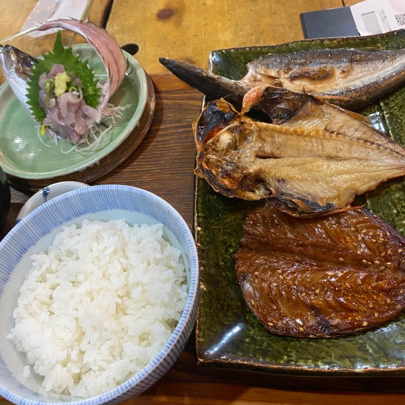 金目の干物定食(囲炉茶屋 （irorichaya）)
