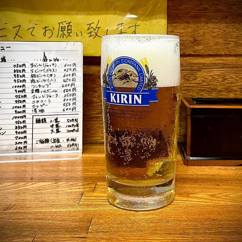 生ビール ジョッキ(まりも食堂)