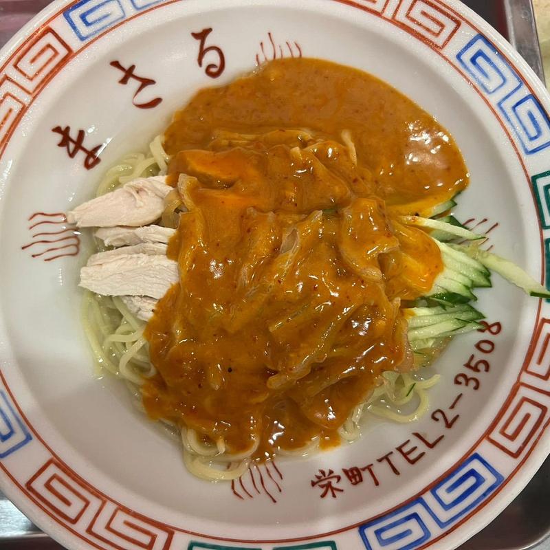 四川風冷やし中華(中華料理 優(まさる))