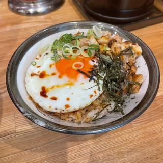 牛白湯ラーメン焼豚丼定食