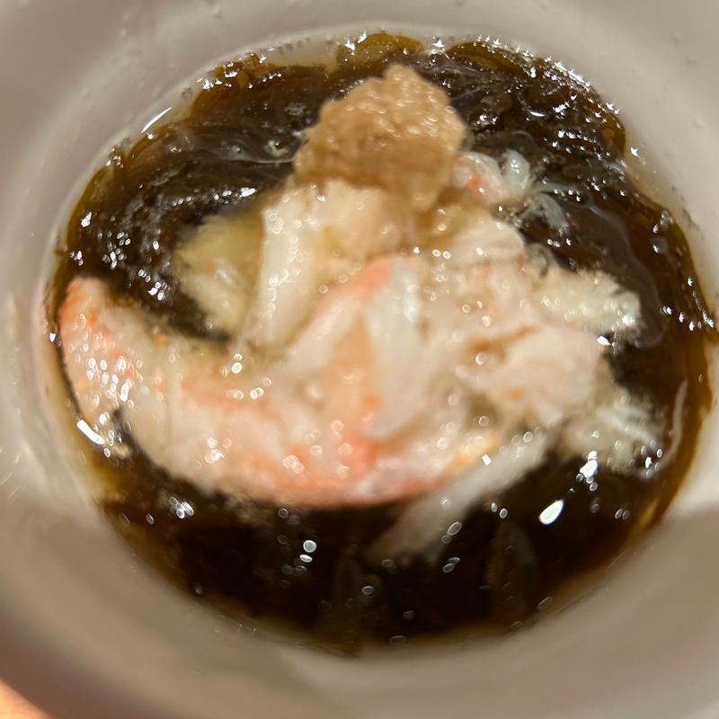 蟹ともずく酢(ヱビスバー 札幌アピア店 (YEBISU BAR Sapporo Apia))