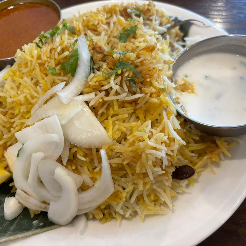 ハイデラバード ダム ビリヤニ（通常は土曜ディナー限定メニュー）(アーンドラ・ダイニング 銀座)