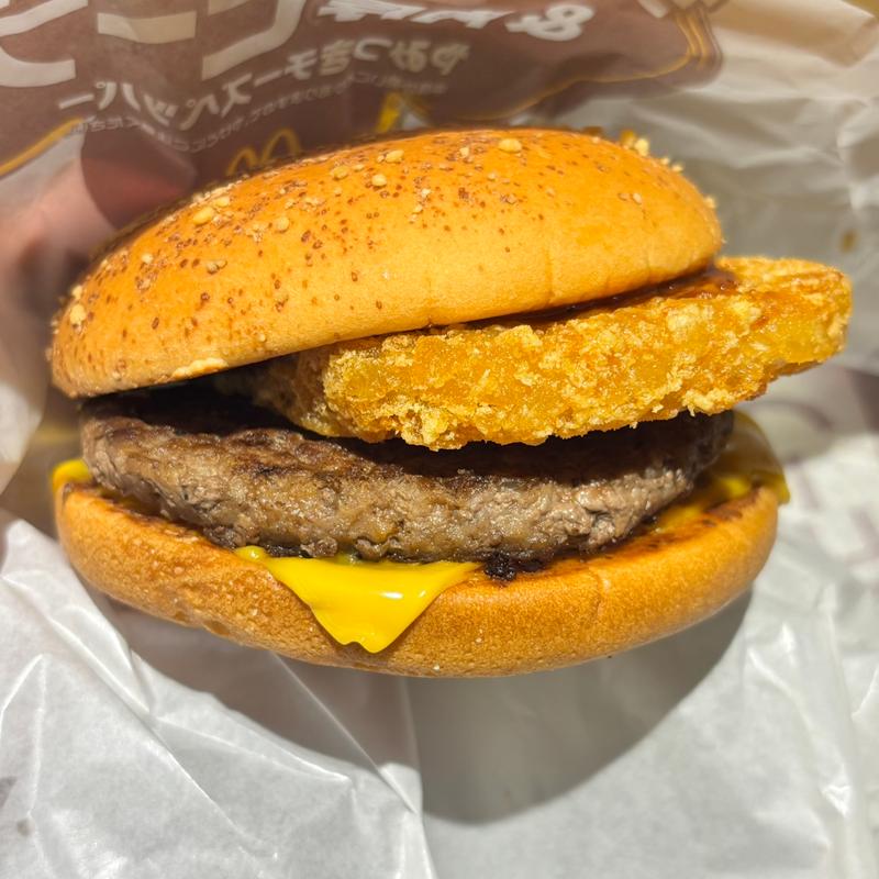 ザク切りポテト&肉厚ビーフ やみつきチーズペッパー	(マクドナルド １７号北本中丸店)