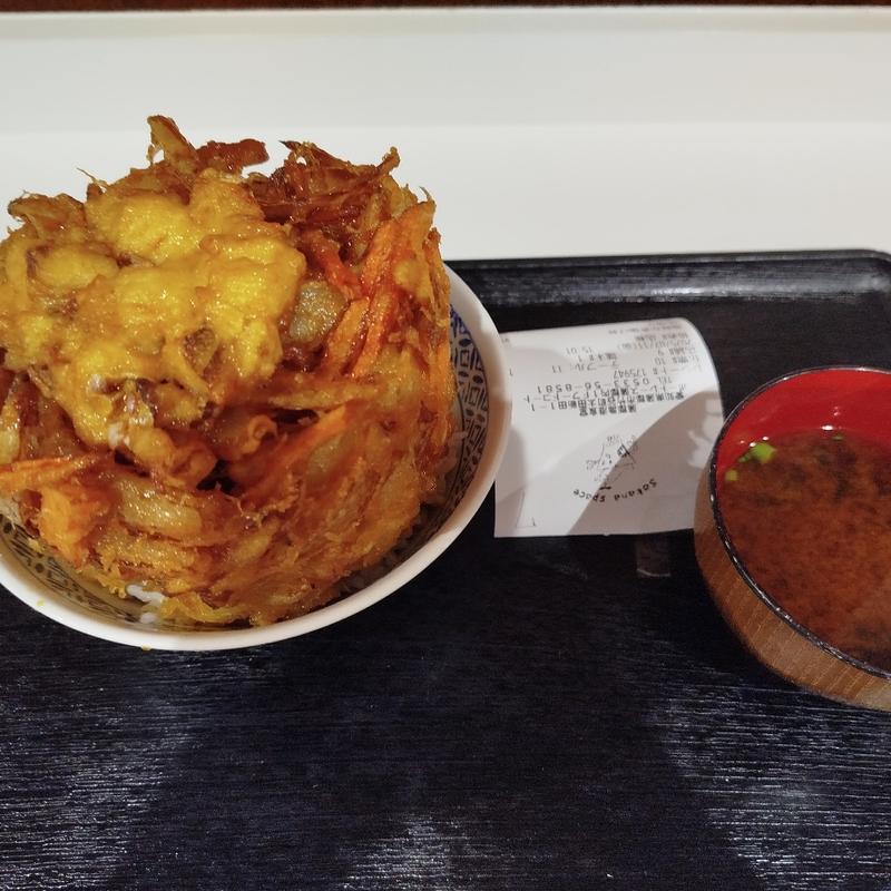 蒲郡海鮮かき揚げ丼(蒲郡漁港食堂)