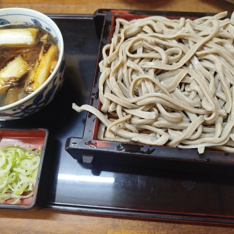 地鶏汁と蕎麦(つけ汁家 安曇野 )