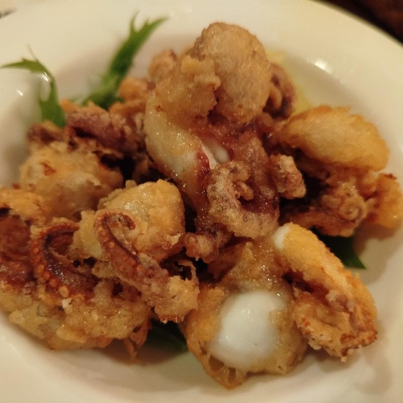 イイダコの唐揚げ(レストラン トミー)