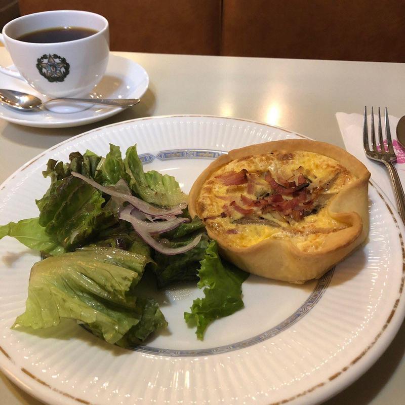 モーニングセット キッシュ(カフェーパウリスタ)