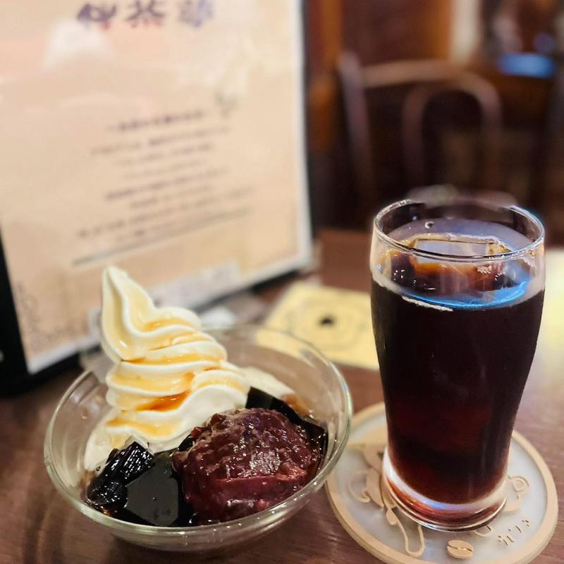 伴茶夢サンデー アイスコーヒー(珈琲伴茶夢)