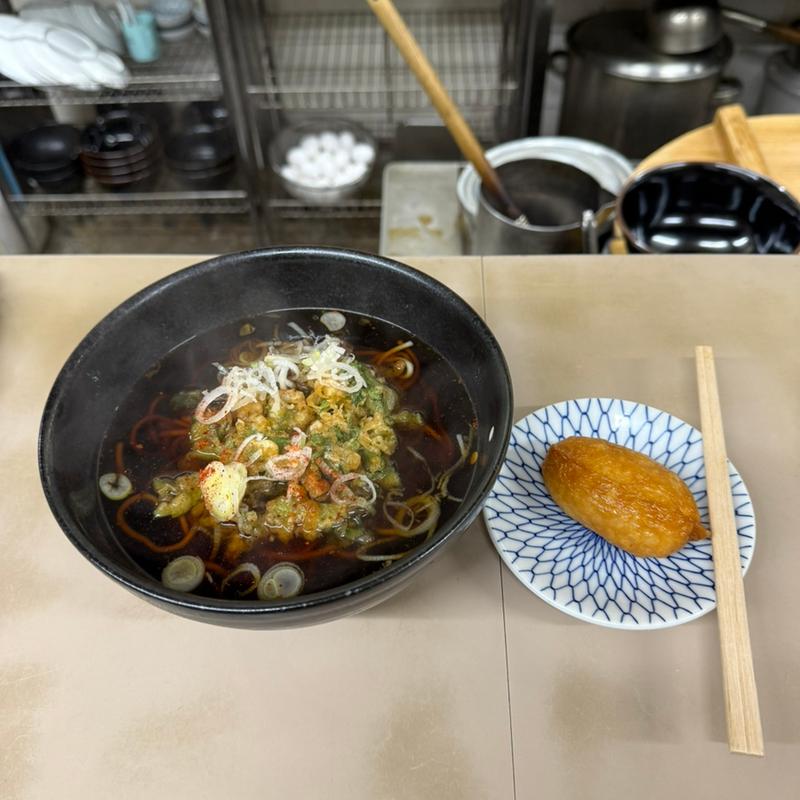 春菊そば　いなり1個(山田屋 )