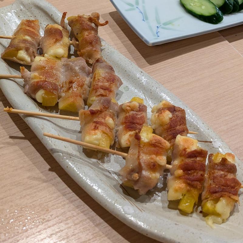 豚肉たくあんチーズ巻き(祭家夢吉 上野広小路店)