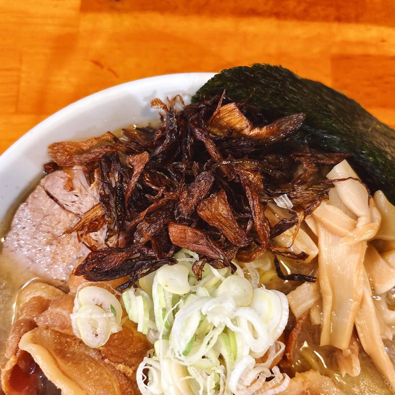 焦がしネギ(一条流がんこラーメン金町)