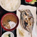 トロアジ開き定食