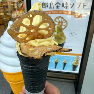 五郎島金時ソフト(八重洲いしかわテラス 石川県アンテナショップ)