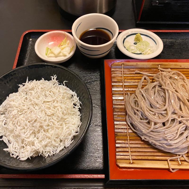 しらす丼定食(蕎麦切り きうち)