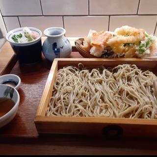 海老天そば御膳(そば処 テツ美)