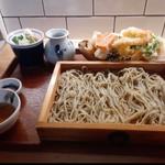 海老天そば御膳