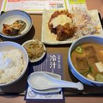 冷汁ととり南蛮の定食